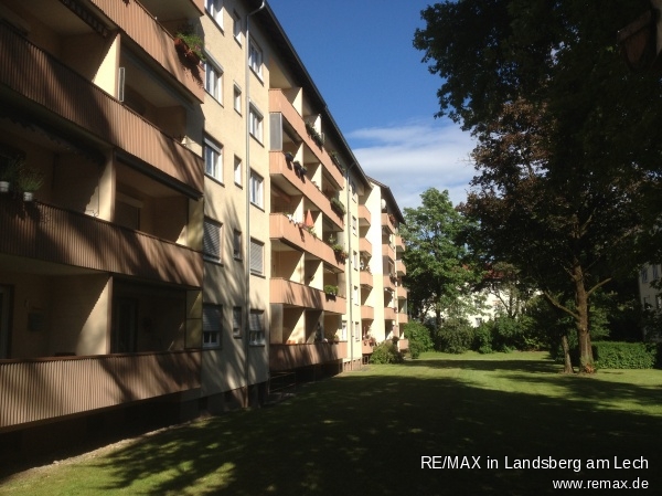 S�dansicht Augsburg Etagenwohnung VERKAUFT: 2-Zimmer-Wohnung - zentral, ruhig, viel Gr�n