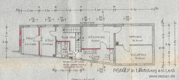 Grundriss 2. Obergeschoss Zweifamilienhaus Landsberg