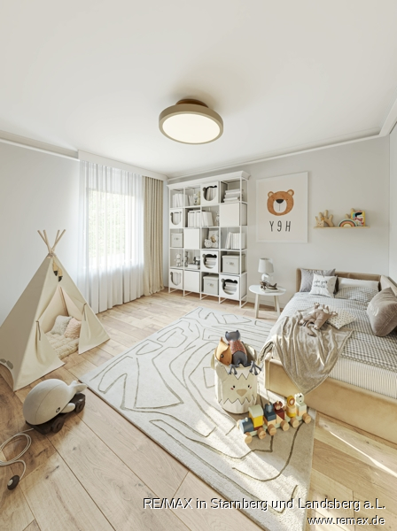 OG Wohnung Kinderzimmer - digital eingerichtet Haus Maulbronn