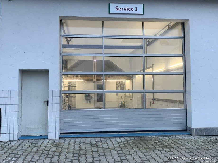 Werkstatt mit gro�em Rolltor Lager Wiedergeltingen