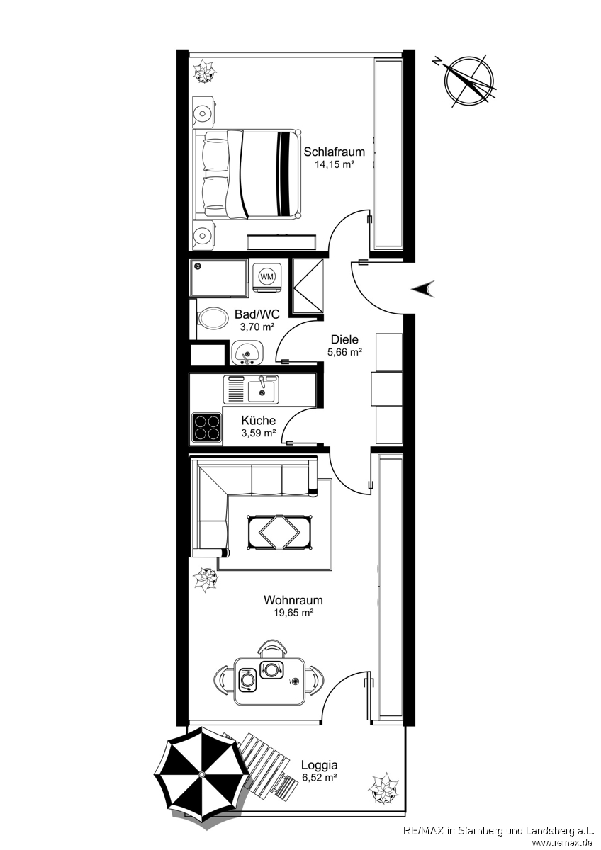 Grundriss Wohnung Landsberg am Lech