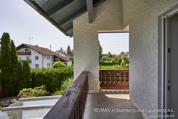 Balkon im OG Einfamilienhaus Hurlach