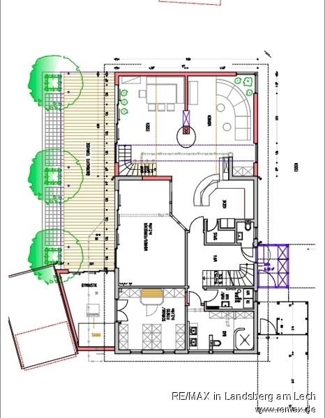Grundriss EG Einfamilienhaus Schongau