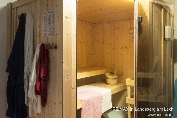 Sauna im KG Reihenendhaus Buchloe