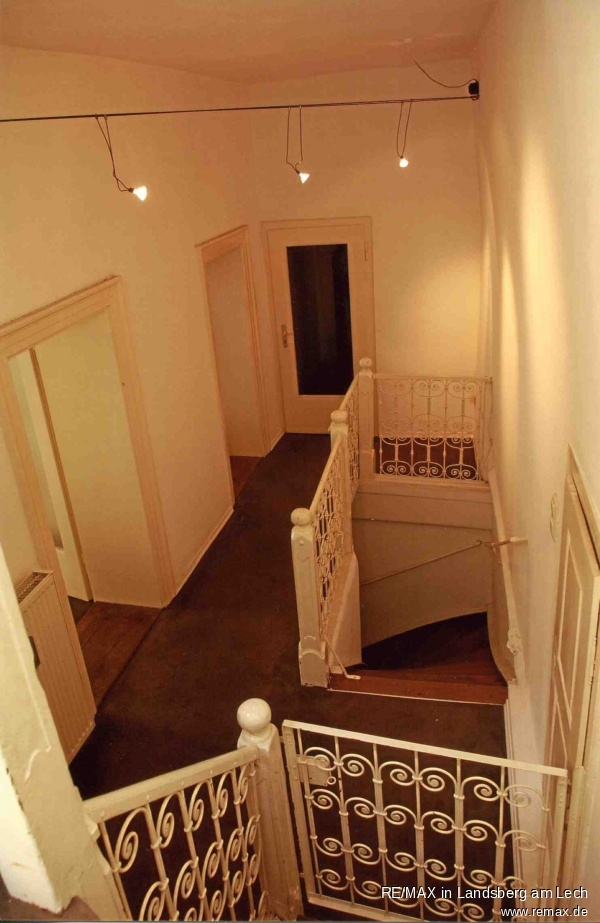 Treppenhaus - vor der Sanierung Haus Landsberg