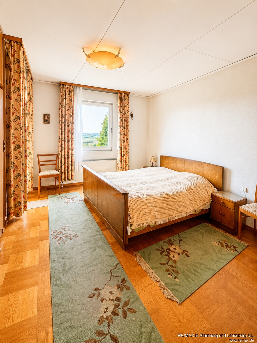 Schlafzimmer Eltern im EG Einfamilienhaus Fulda / Aschenberg