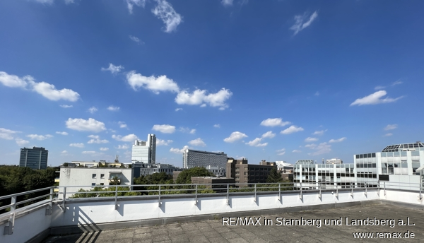 Ausblick Dachterrasse Etagenwohnung M�nchen / Bogenhausen