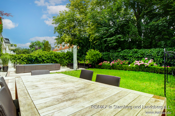 Terrasse Doppelhaush�lfte M�nchen