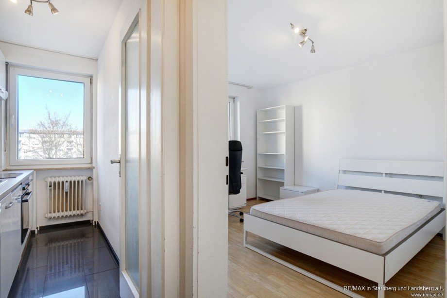 Helle K�che und Schlafzimmer Etagenwohnung M�nchen