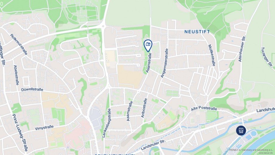 Lageplan Etagenwohnung Freising