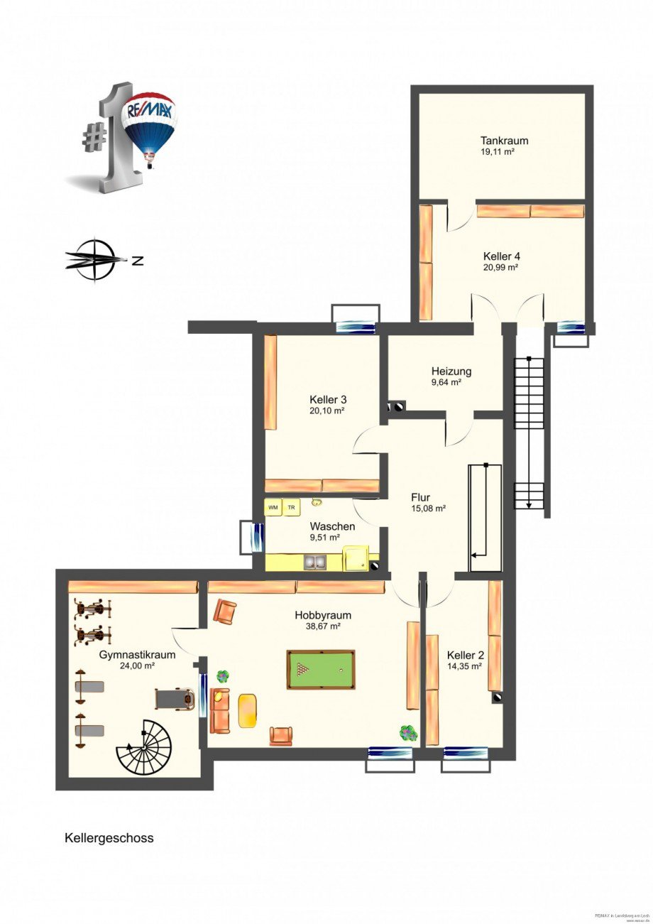 Kellergeschoss Einfamilienhaus Kaufering