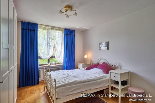 Schlafzimmer S�d-West Etagenwohnung M�nchen / Sendling