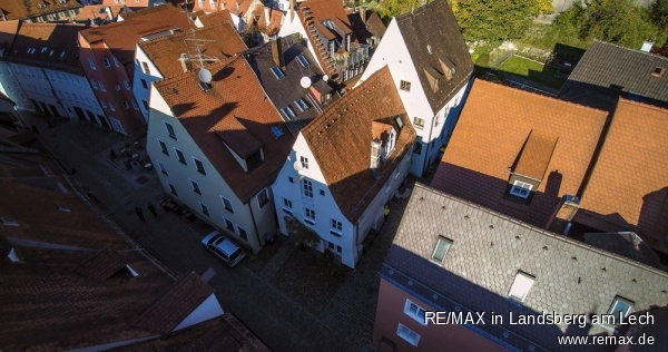 Haus von oben Einfamilienhaus Landsberg