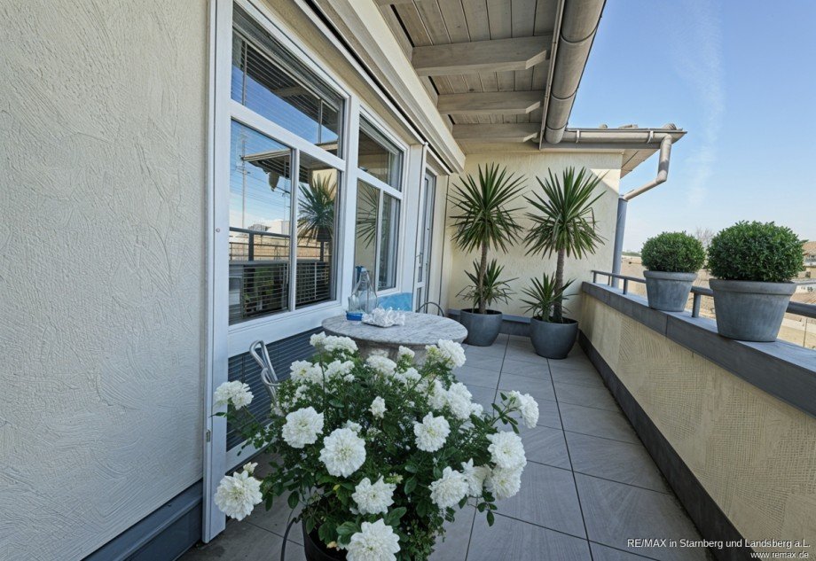 Terrasse Osten Dachgeschosswohnung M�nchen