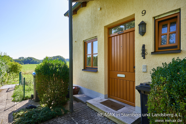 Hauseingang Reihenendhaus Utting