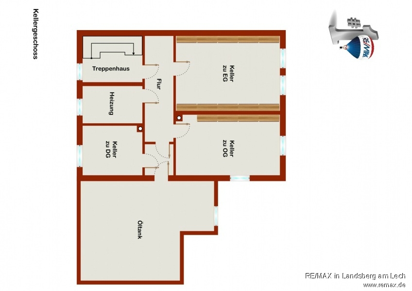 Grundriss KG Doppelhaush�lfte Graben