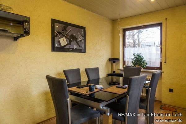 Der Essbereich in der K�che Erdgeschosswohnung Graben