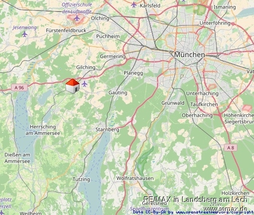 Lage in der Region Einfamilienhaus We�ling