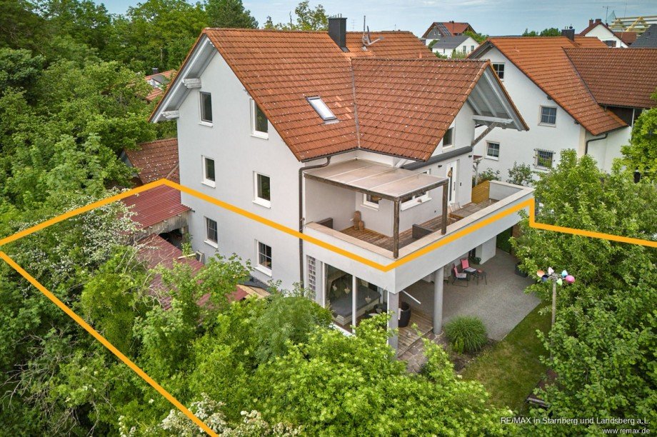 2 Hausansicht S�dwest Erdgeschosswohnung Scheuring