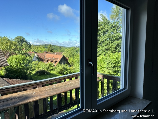 Ausblick Dachgeschosswohnung Windach