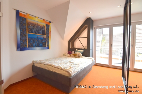 Schlafzimmer 2 Dachgeschosswohnung Landsberg am Lech