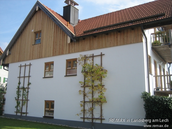 Haus Seite Ansicht Doppelhaush�lfte Kaufering