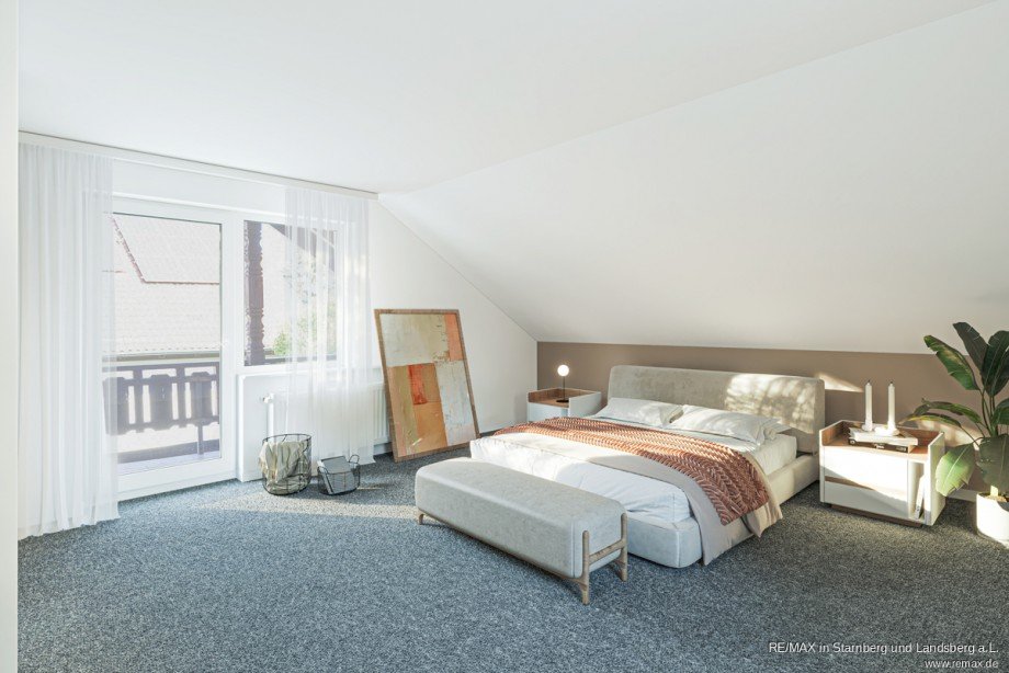 DG Wohn-Schlafzimmer ELW - digital eingerichtet Einfamilienhaus T�rkheim