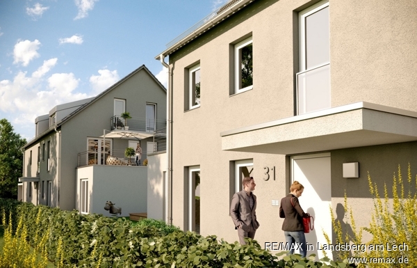 Hauseingang Animation Etagenwohnung Olching
