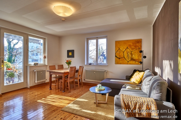 Wohnzimmer Etagenwohnung Haar