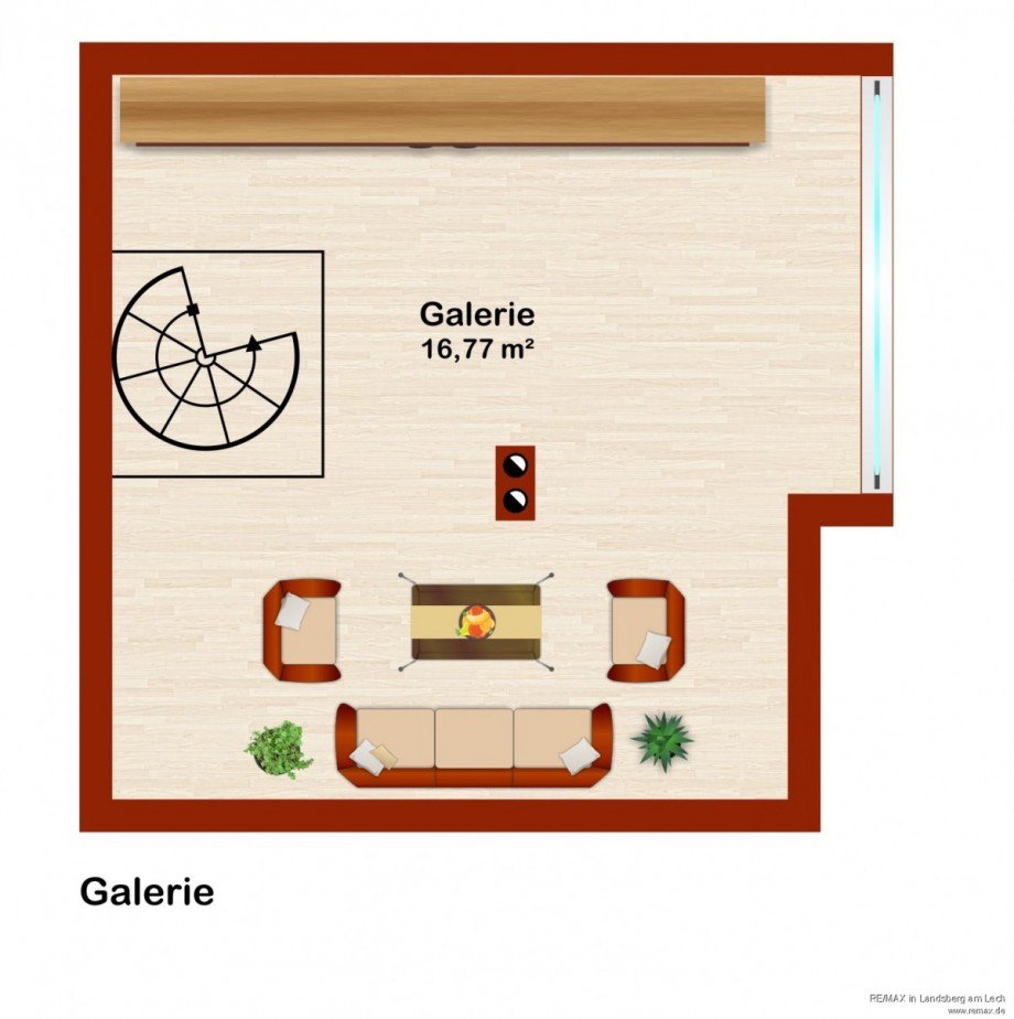 Galerie Dachgeschosswohnung Schwabm�nchen