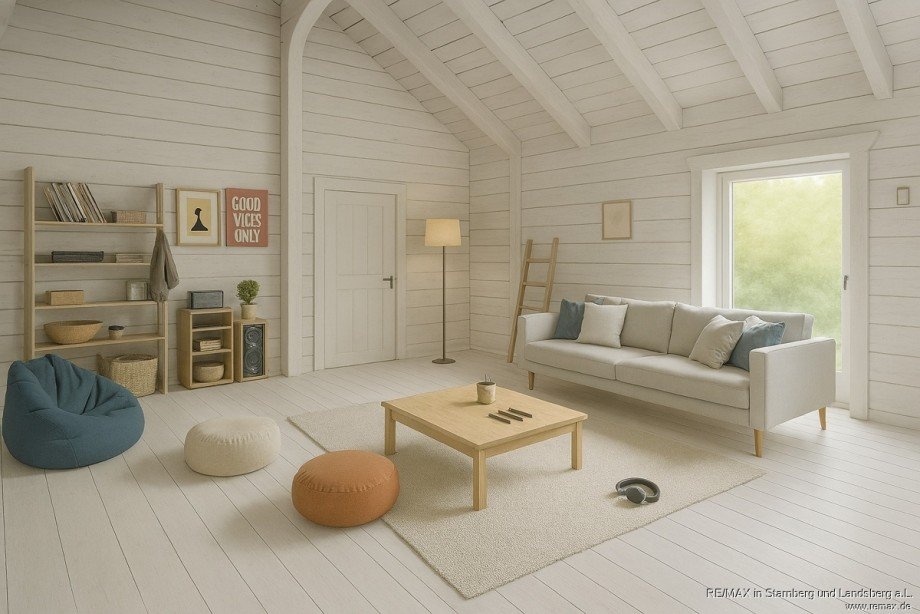 Chill-Out-Area - Designvorschlag mit Ki Einfamilienhaus Mallersdorf-Pfaffenberg / Oberellenbach