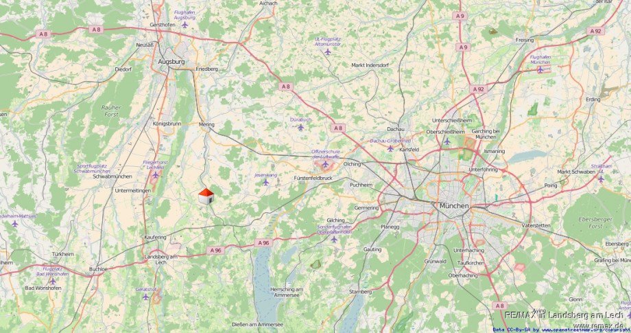 Lage Gro�raum Einfamilienhaus Geltendorf