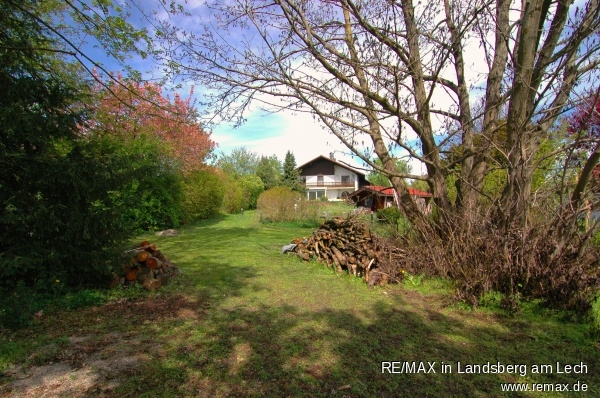 Blick Richtung Norden Wohngrundst�ck Geltendorf