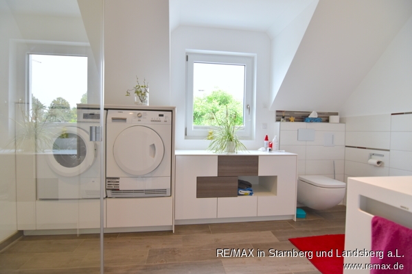 Badezimmer Dachgeschosswohnung Landsberg am Lech