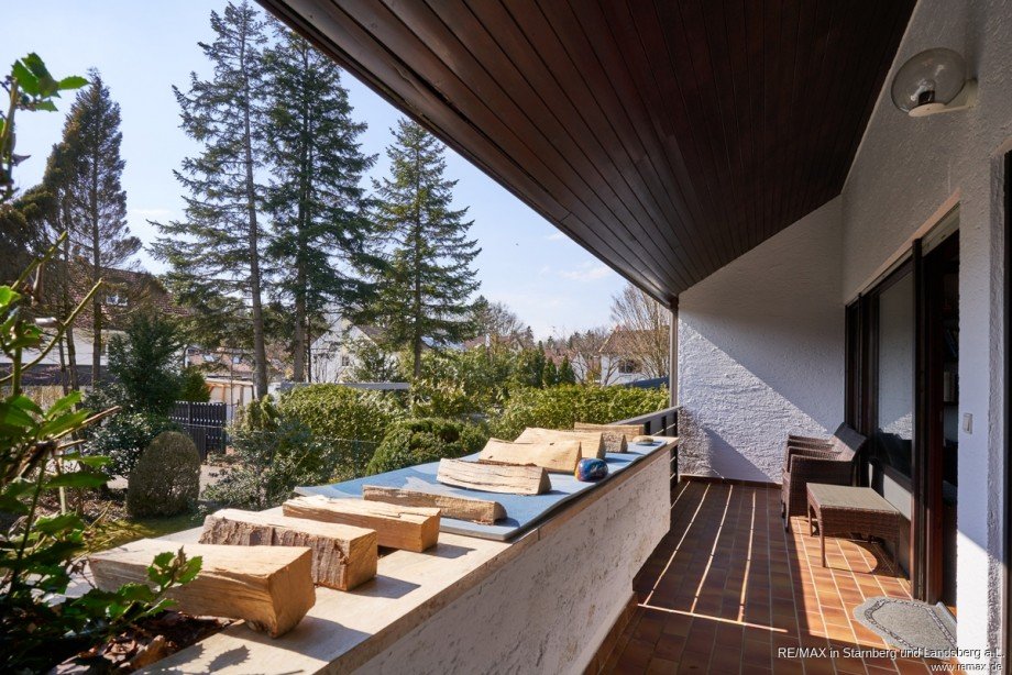 Balkon Doppelhaush�lfte Vaterstetten