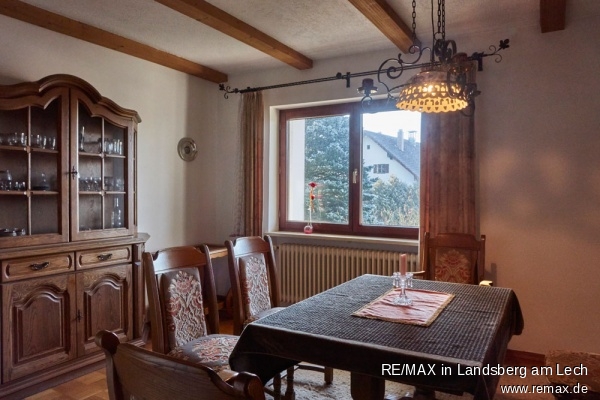 Esszimmer im EG Einfamilienhaus Finning / Entraching