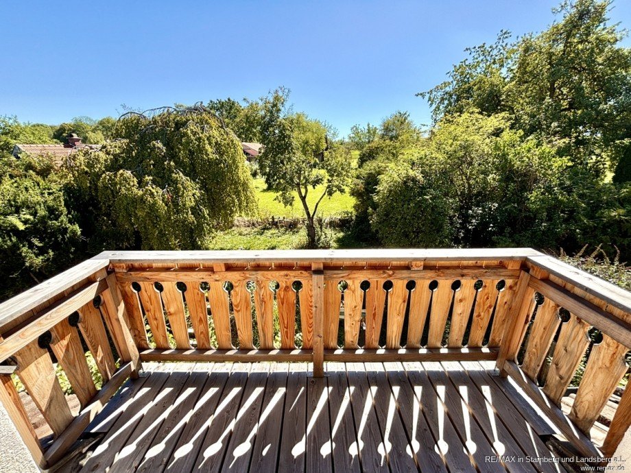 S�dbalkon Dachgeschosswohnung Finning / Entraching