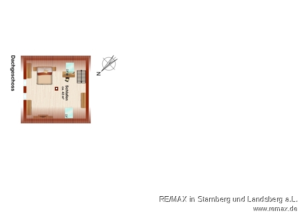 Grundriss DG Skizze Bauernhaus Waal
