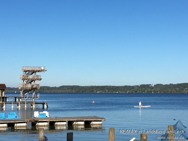 Freibad in Utting am Ammersee Einfamilienhaus Finning / Entraching