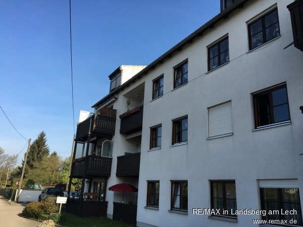 Ansicht S�d Etagenwohnung Augsburg