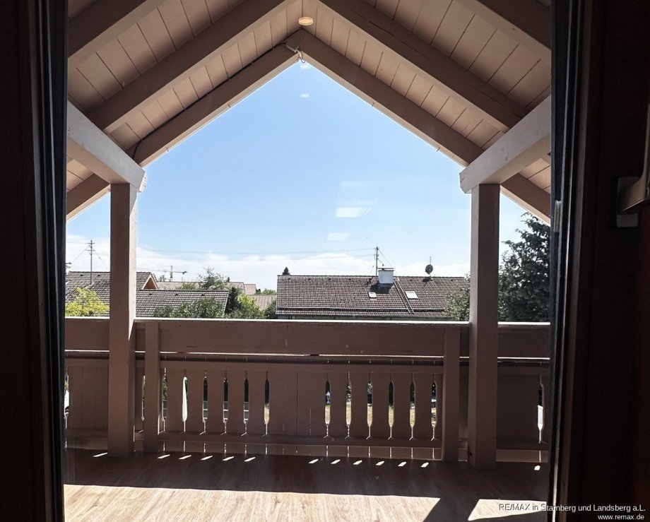 Balkon Dachgeschosswohnung Thaining