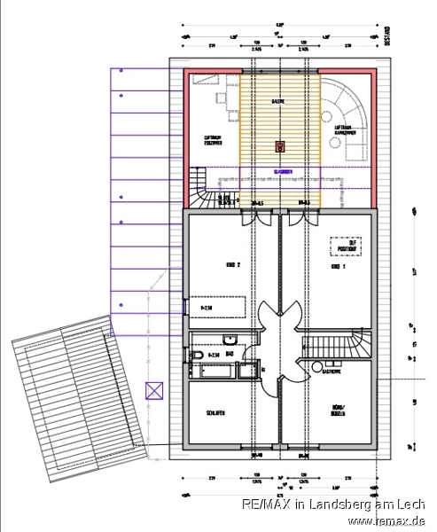Grundriss DG Einfamilienhaus Schongau