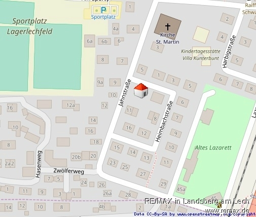 Lage im Ort Erdgeschosswohnung Graben