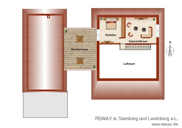 Grundriss DG Skizze Einfamilienhaus Apfeltrach