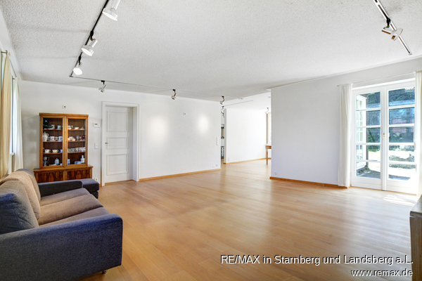 Wohnzimmer EG Gartenfl�gel Bauernhaus Starnberg / Hanfeld