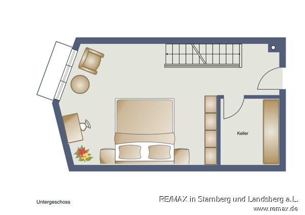 Grundriss Souterrain Maisonettewohnung M�nchen