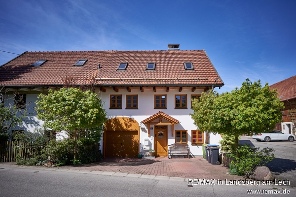 Haus Eingang Ansicht Doppelhaush�lfte Kaufering