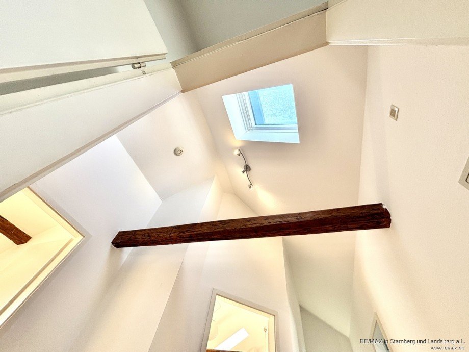 Oberlicht im Flur Dachgeschosswohnung Finning / Entraching