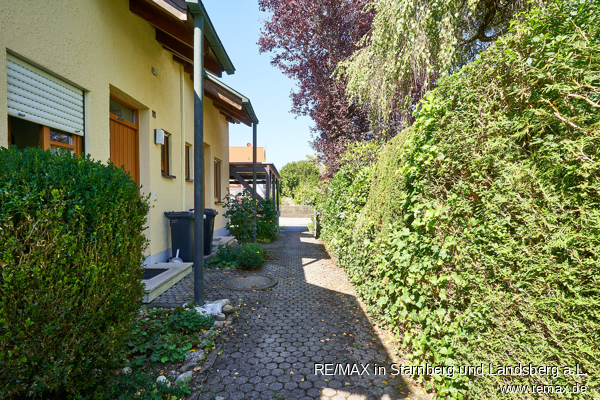 Weg zum Haus Reihenendhaus Utting