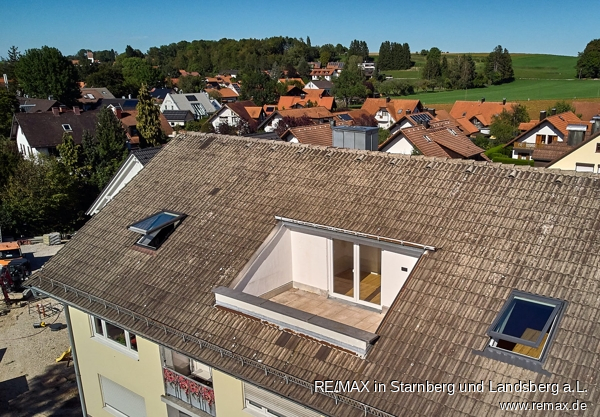 Terrasse Dachgeschosswohnung Gilching